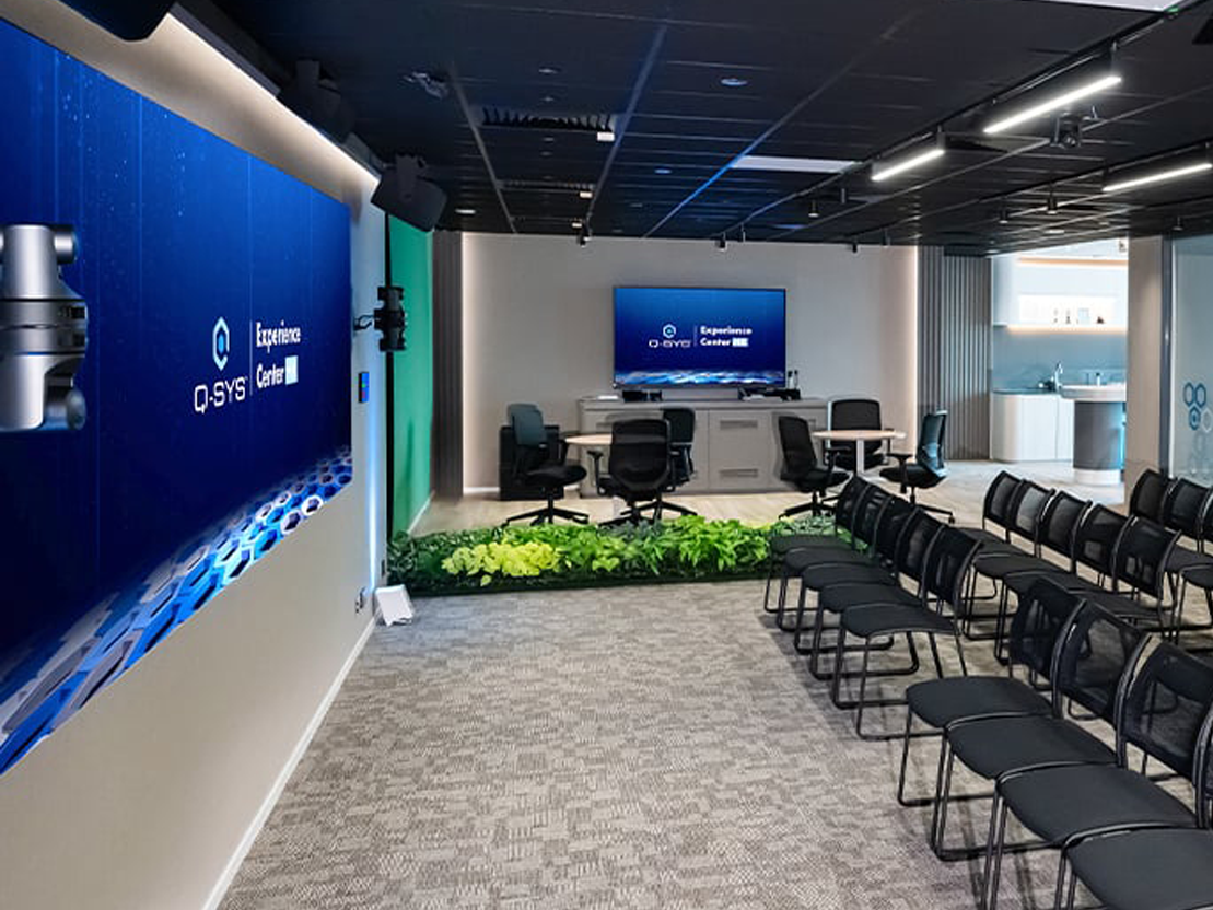 Tom eventlokal med modern AV-teknik