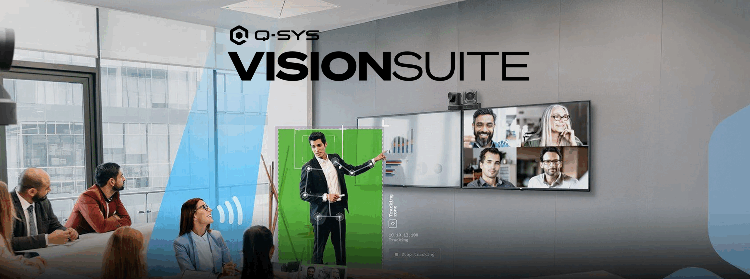 Omslagsbild Q-SYS VisionSuite Seervision