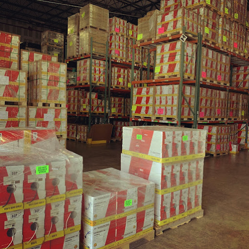 Lager fyllt av SCP kabellådor